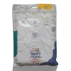 Essential White Baby Bodysuits - Pack of 3 - Soft Cotton Basics