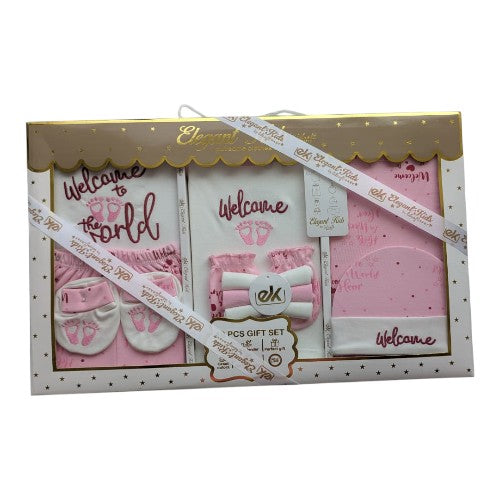 Elegant Kids 10-Piece "Welcome to the World" Newborn Baby Gift Set