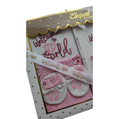 Elegant Kids 10-Piece "Welcome to the World" Newborn Baby Gift Set