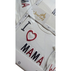 New Journey 10-Piece "I Love Mama" Newborn Baby Gift Set – White