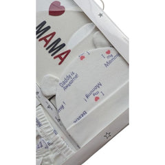 New Journey 10-Piece "I Love Mama" Newborn Baby Gift Set – White