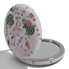 Flamingo Sparkle Pocket Mirror