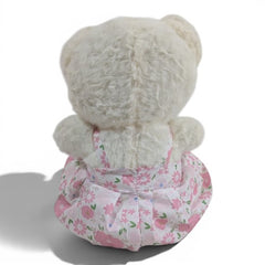 Pink Floral Teddy Bear