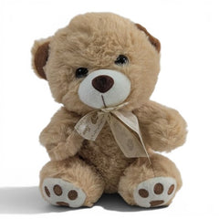 Soft Brown Bear with Bow