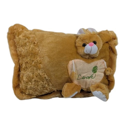 "Lucky" Bunny Pillow Plush