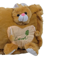 "Lucky" Bunny Pillow Plush