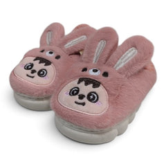 Ultra-Soft Fluffy Bunny Ears Loungewear Slippers for Indoor & Outdoor Comfort