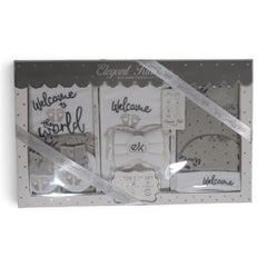 Elegant Kids 10-Piece "Welcome to the World" Newborn Baby Gift Set - Blower Velvet