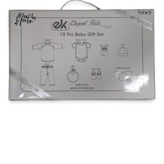 Elegant Kids 10-Piece "Welcome to the World" Newborn Baby Gift Set - Blower Velvet