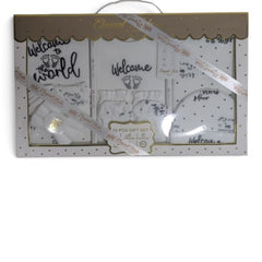 Elegant Kids 10-Piece "Welcome to the World" Newborn Baby Gift Set - Blower Velvet