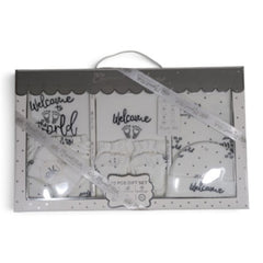Elegant Kids 10-Piece "Welcome to the World" Newborn Baby Gift Set - Blower Velvet