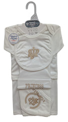 6-Piece Newborn Gift Set - "Princess" Embroidery