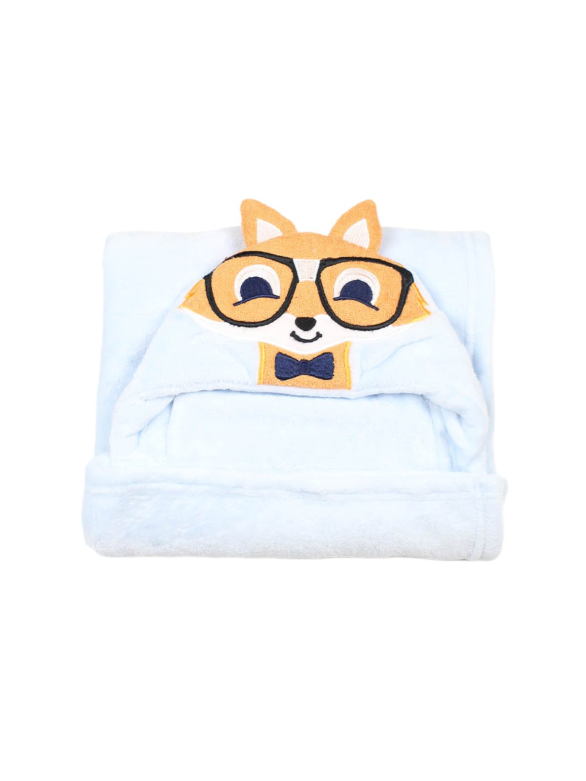 Fox Hooded Fleece Blanket