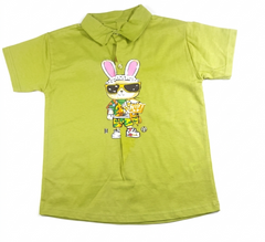 Boy Rabbit T-Shirt & Nicker (Green)