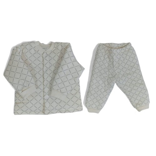 Cozy 2 Pc Diamond Knit Baby Set