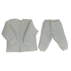 Cozy 2 Pc Diamond Knit Baby Set
