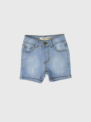 Ripped Light Blue Shorts