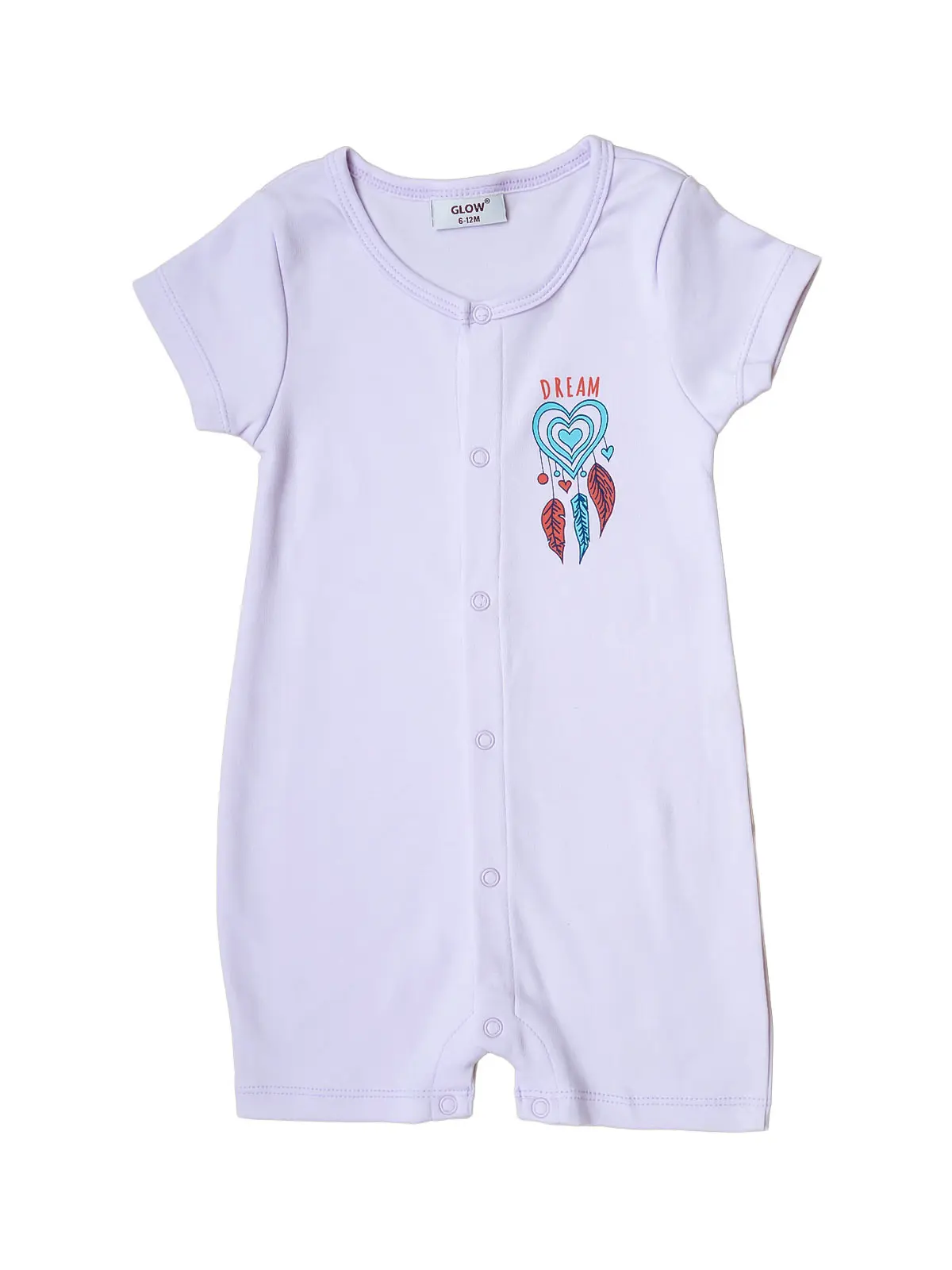 Baby Heart Snap-Up Romper