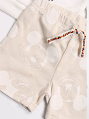 White T-Shirt and Shorts