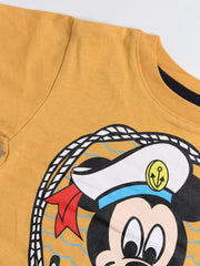 Mustard & Blue T-Shirt and Shorts