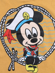 Mustard & Blue T-Shirt and Shorts