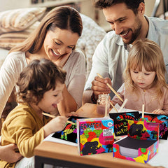 Scratch Glittery Notes