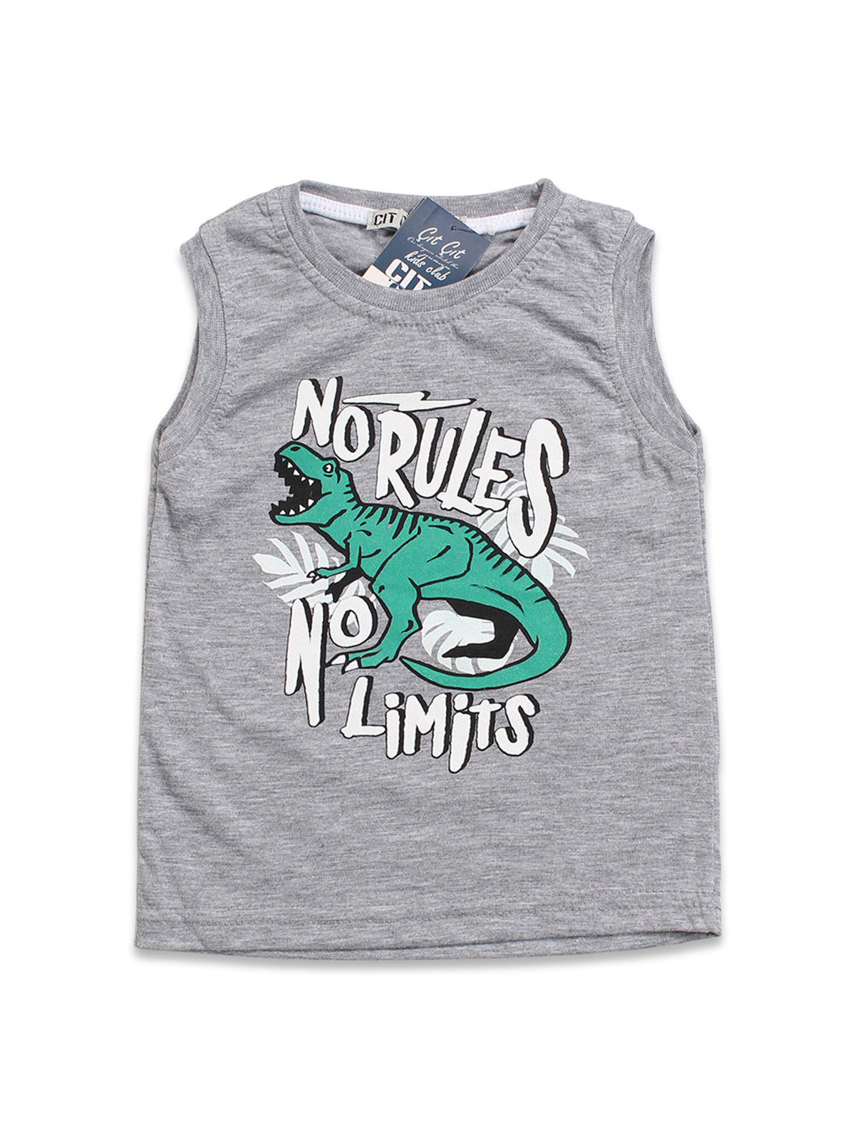 No Rules no limits Gray Top