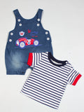 Boys Cars Two Piece Dungaree