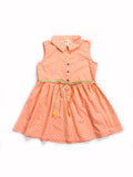 Rainbow Peach Dress