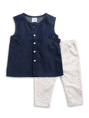 Denim Top with Trouser