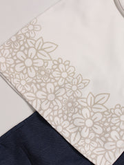 White Top and Denim Pants