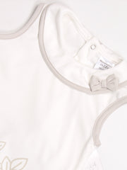 White Top and Denim Pants