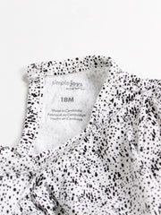Black Dots Fancy Onesie